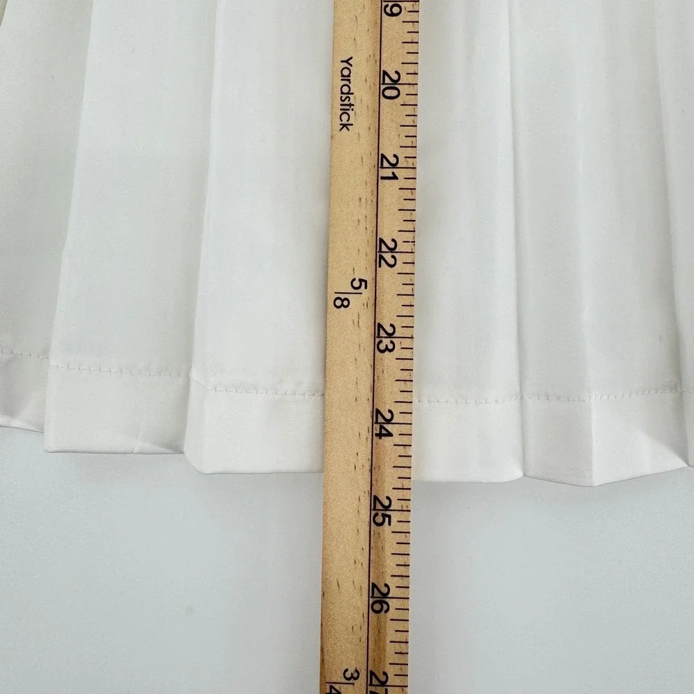 J.Lindeberg Dorothea Pleated Skirt White XS Womens Golf Tennis‎ Athleisure